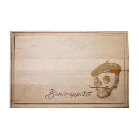 17" Bone-appetit Maple Cutting Board